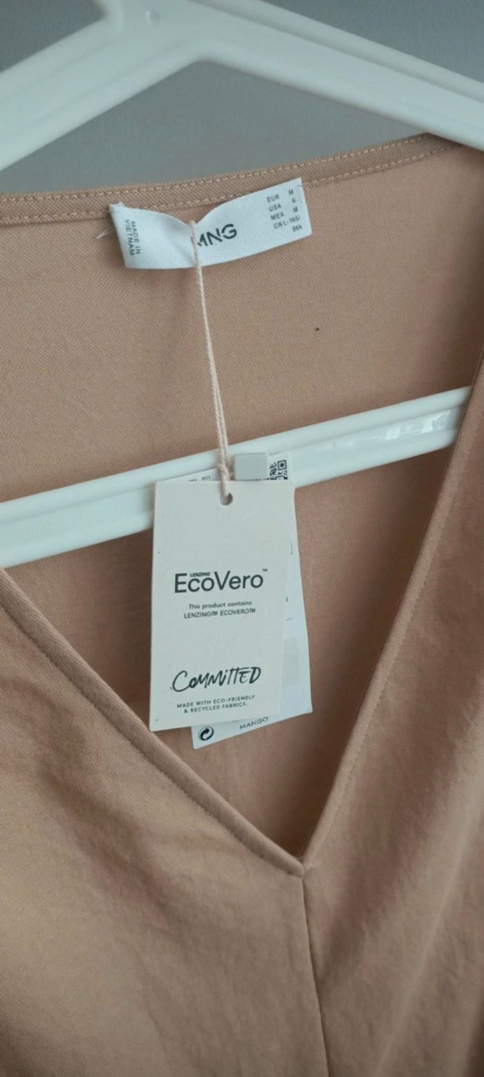 Robe beige Mango - photo numéro 5