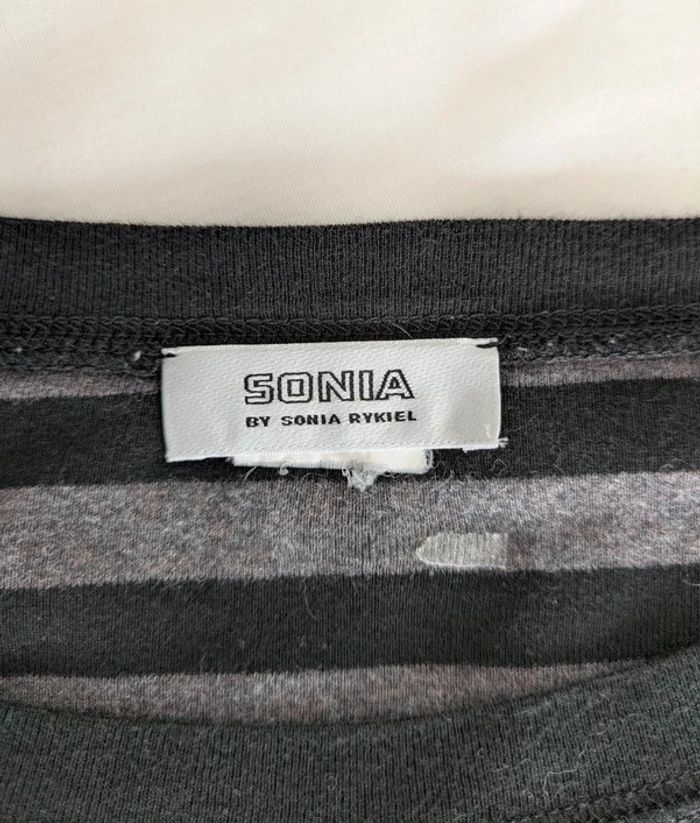 T-shirt à rayures - Sonia Rykiel - taille 40 - photo numéro 4