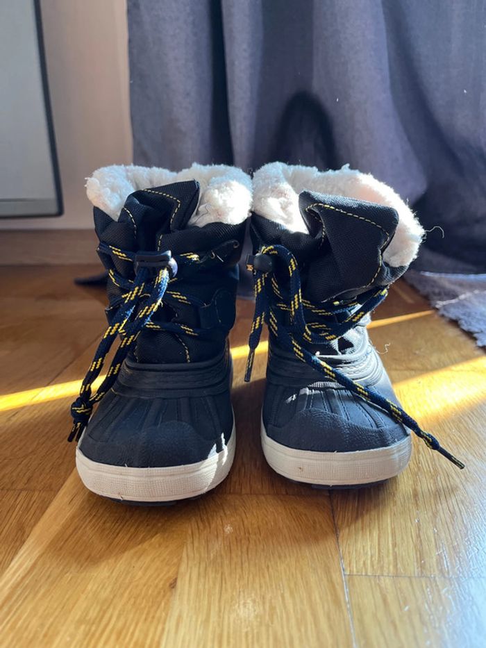 Chaussures après-skis pour garçons, fourrées