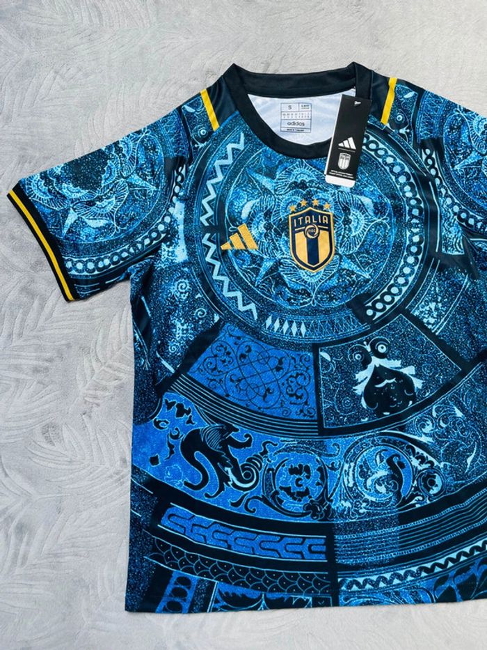 Maillot concept foot Italie bleu motif taille S - photo numéro 2