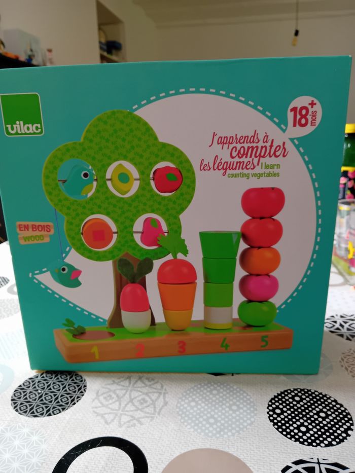 J'apprends à compter les legumes Vilac