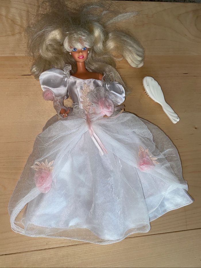 Barbie poupée Mattel 1992 mariée de rêve bride romantic