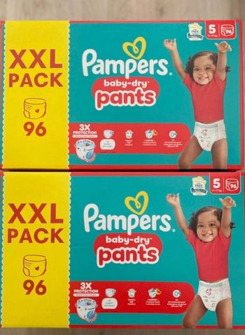 Couches pampers pants taille 5 
