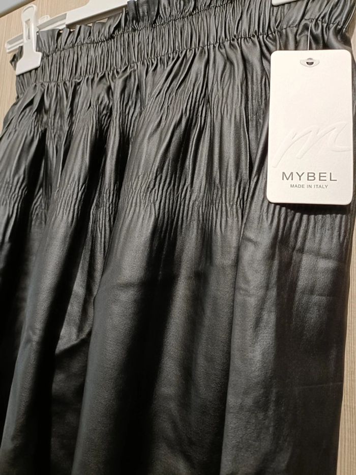 Jupe simili cuir noir - photo numéro 2