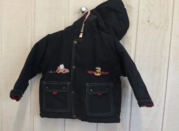 Manteau doublé polaire - 18mois