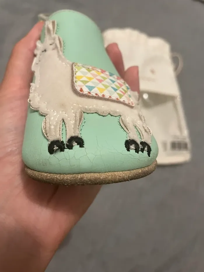 Chaussons en cuir Lama - photo numéro 6