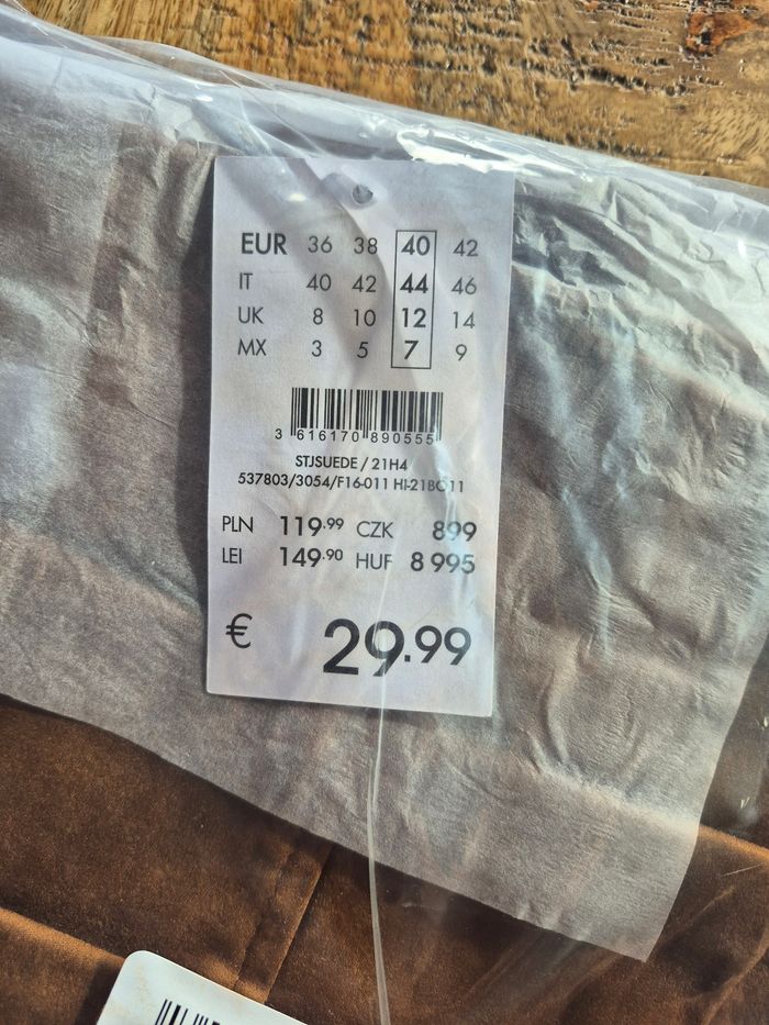 Jupe Courte Plissée Marron Femme Taille L/40 - photo numéro 3
