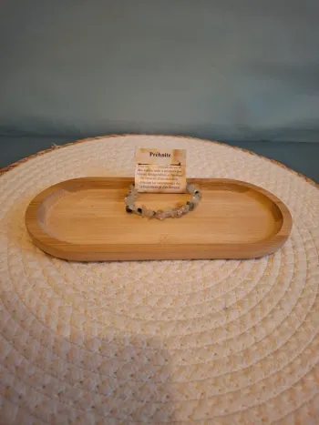 Bracelet baroque en Préhnite – Douceur & Sagesse