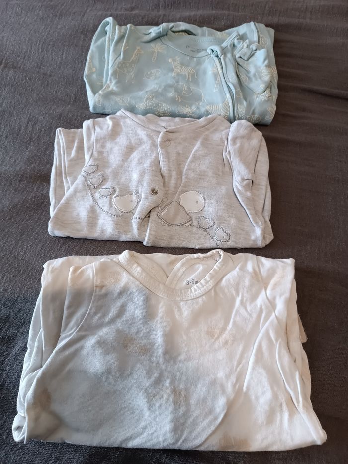 Lot pyjamas coton