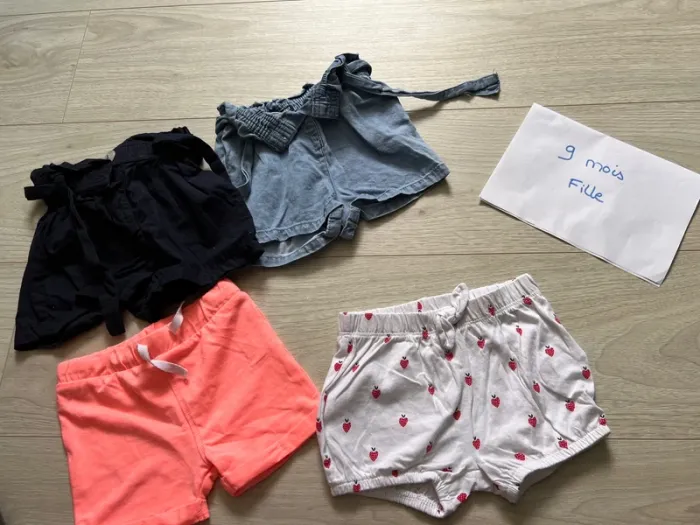 Lot de short