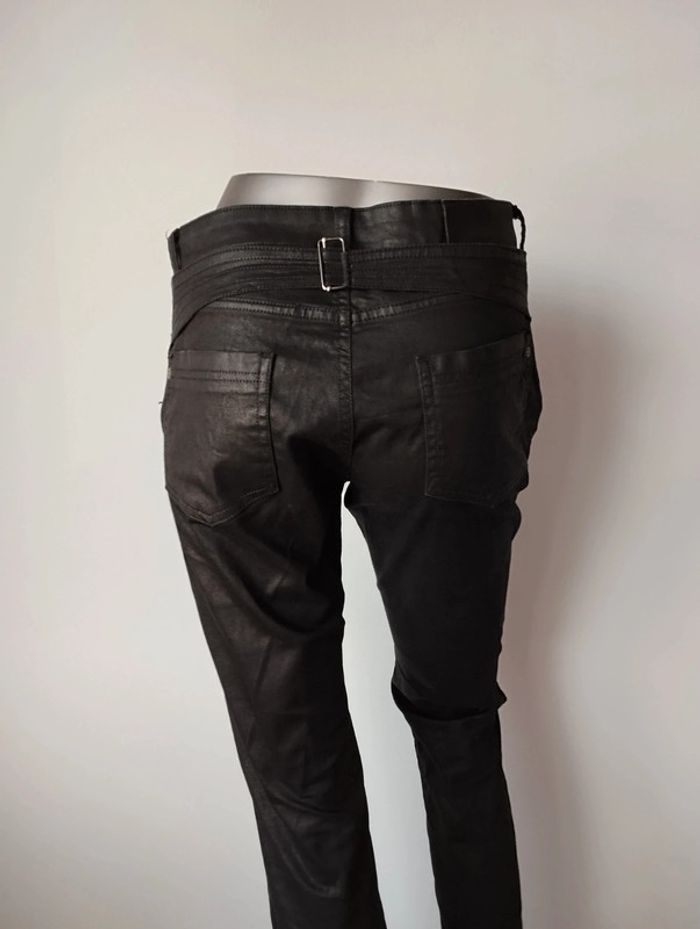 Jean effet ciré Comptoir des cotonniers taille 38 - photo numéro 5