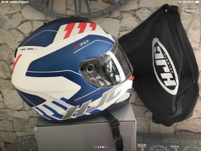 Casque hjc c70 comme neuf - photo numéro 8