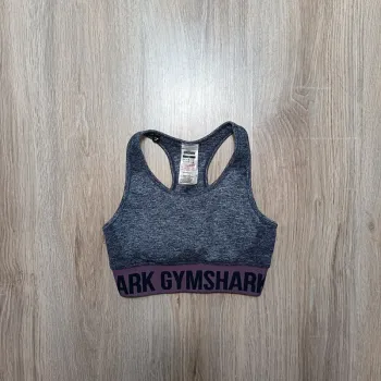 Brassière gymshark femme gris bleu s