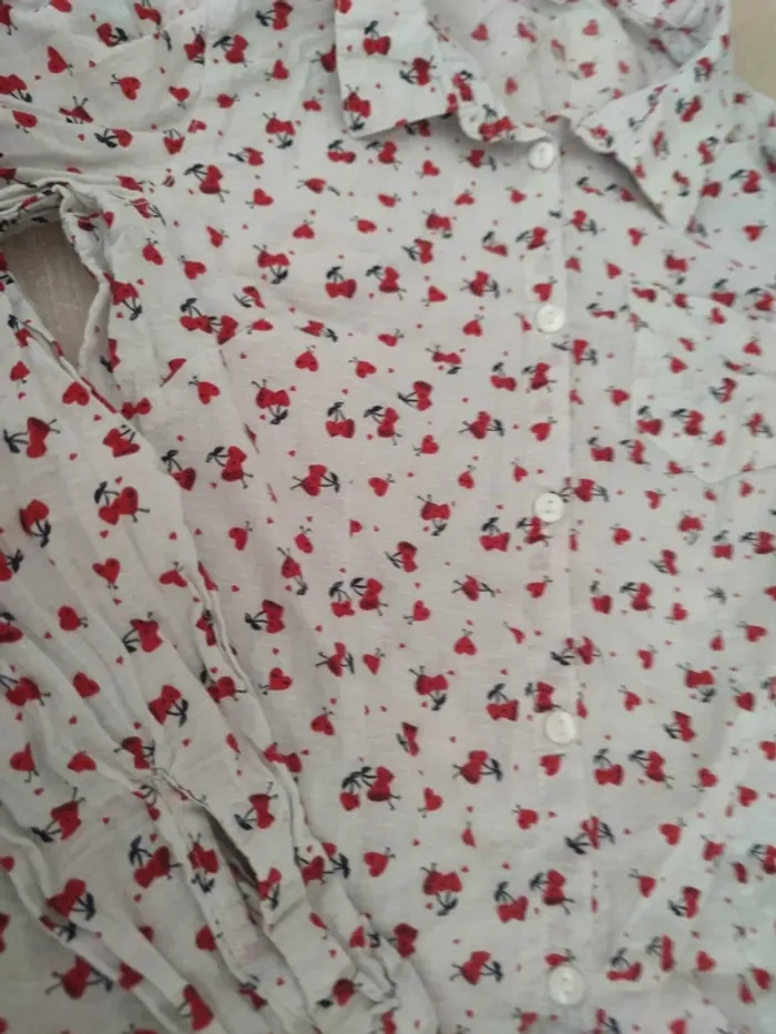 Chemise coeur cerise orchestra 12 ans - photo numéro 2