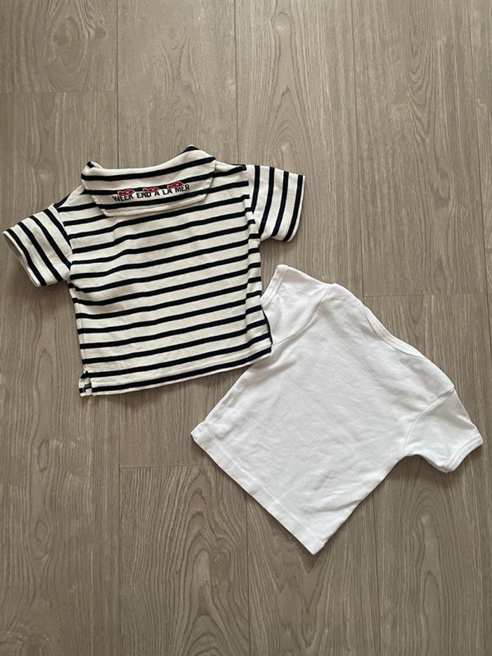 T-shirt marin 18 mois - photo numéro 2