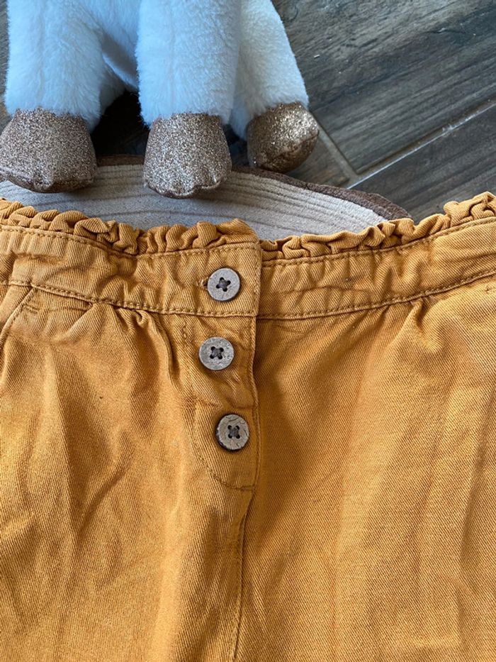 Pantalon Moutarde Fille 18 Mois - photo numéro 3