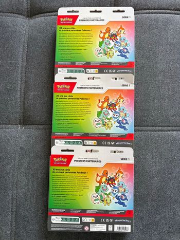 Lot de 3 coffrets partenaires série 1 