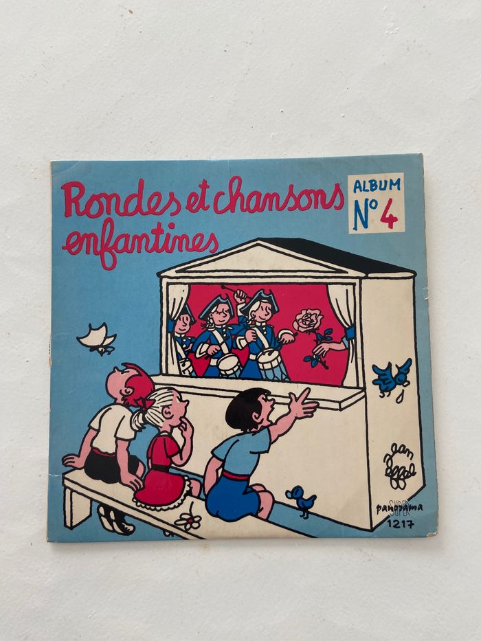 Vinyle 45 tours Rondes et chansons enfantines album 4