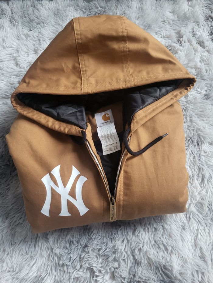 Veste Carhartt Active Jacket Rework - NY Yankees Edition - Taille L - Pièce Neuve - Made in USA ! - photo numéro 3