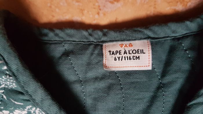 Veste sans manche fille 6 ans verte Tape à l'oeil - photo numéro 2
