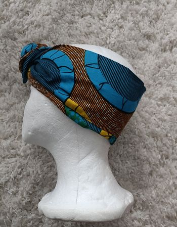 Bandeau en wax avec fil de fer intégré