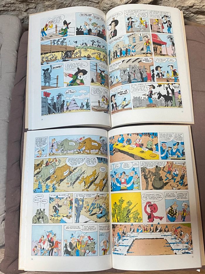 Lot de 5 BDs souples Lucky Luke, éditions Total - photo numéro 4