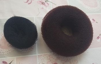 2 anneau de cheveux en forme de chignon