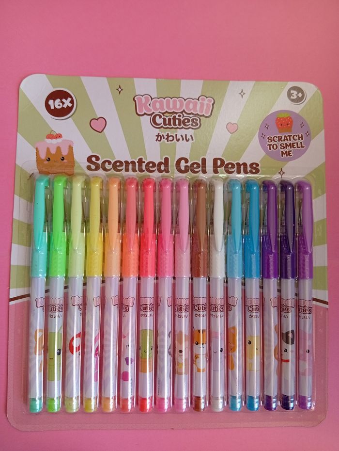 Stylos gel parfumés kawaii