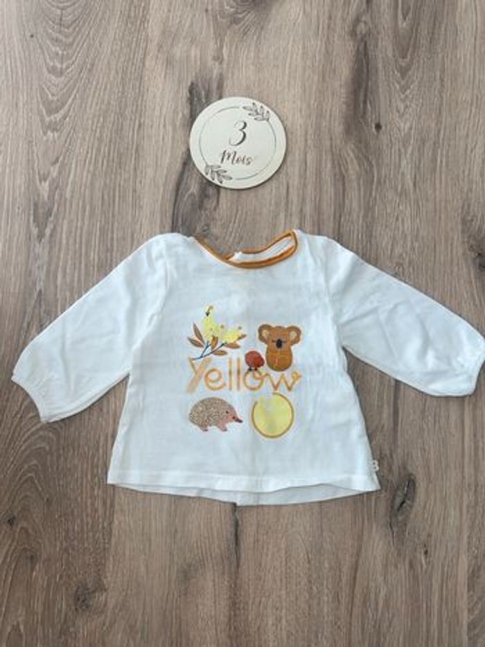 Lot t-shirt 3 mois fille - photo numéro 5
