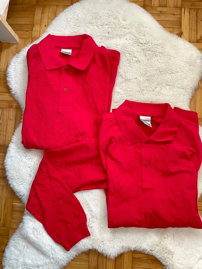 2 polos neuf jerzees taille S en coton