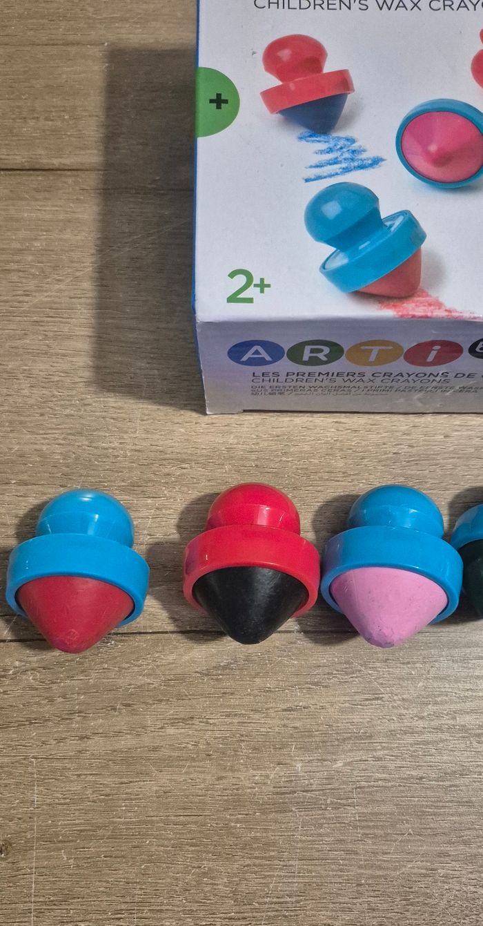 Les premiers crayons de cire - photo numéro 2