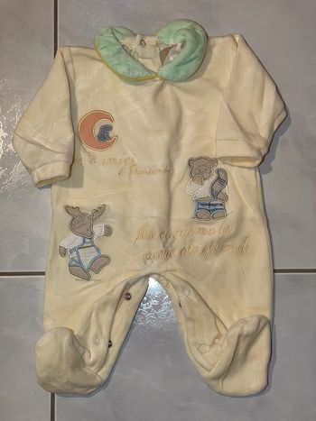 Pyjama velours 3 mois