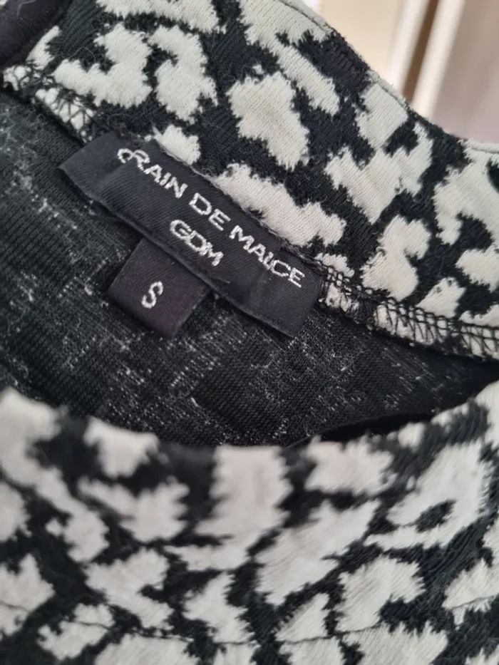 Pull léopard noir et blanc - photo numéro 3