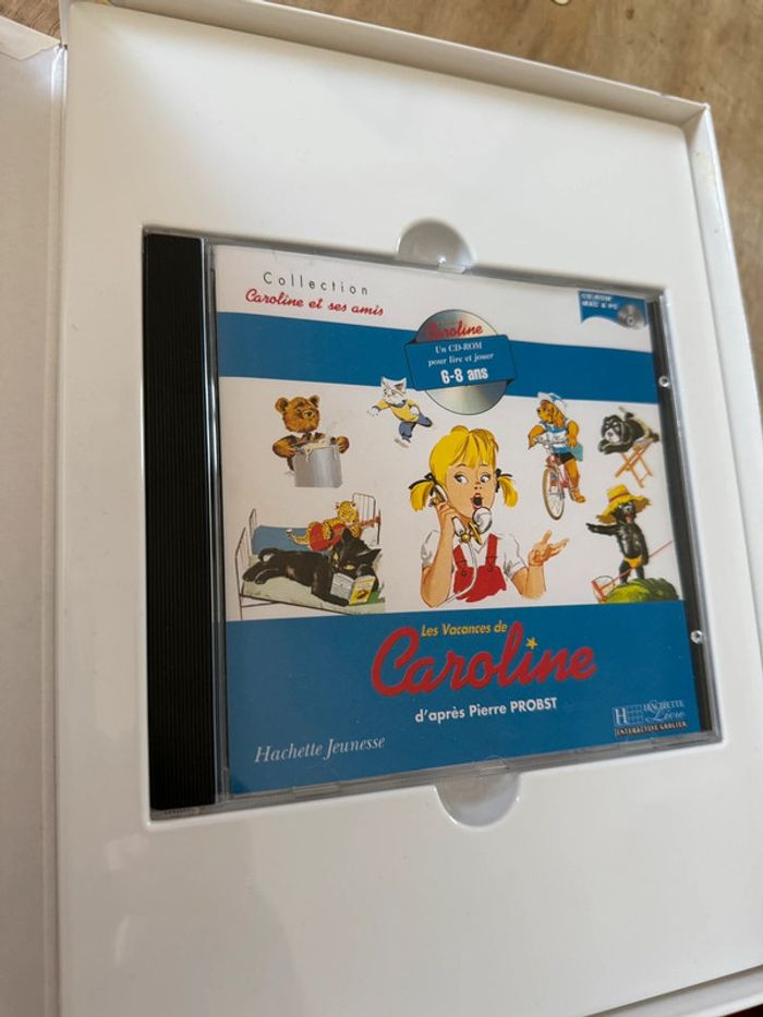 Les vacances de Caroline et ses amis Pierre Probst CD-rom pc jeu vidéo ordinateur Hachette - photo numéro 3