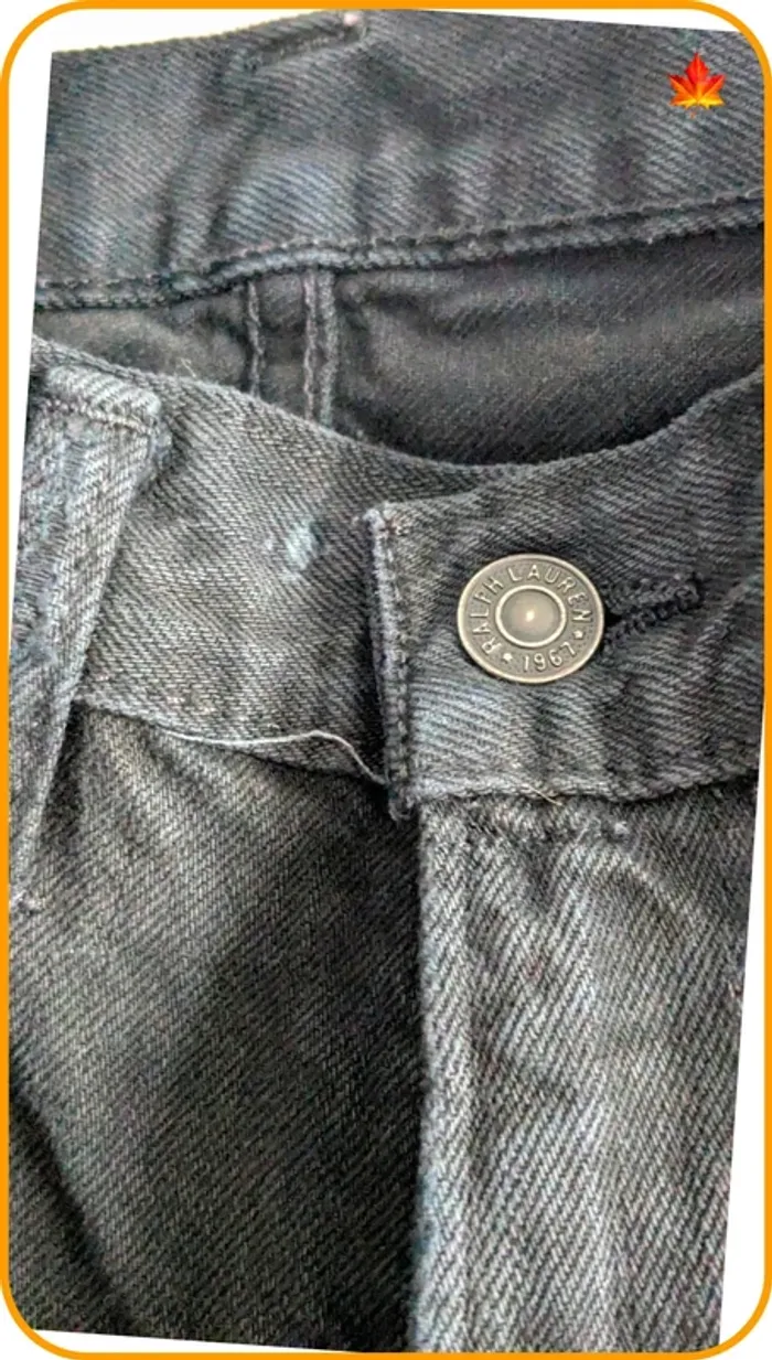 Jolie Jeans noir homme Ralph Lauren 42 - photo numéro 15