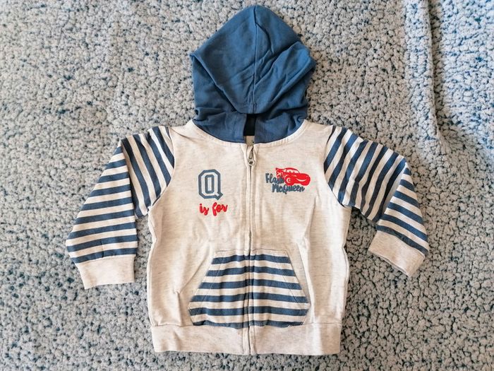 Veste cars garçon 24 mois