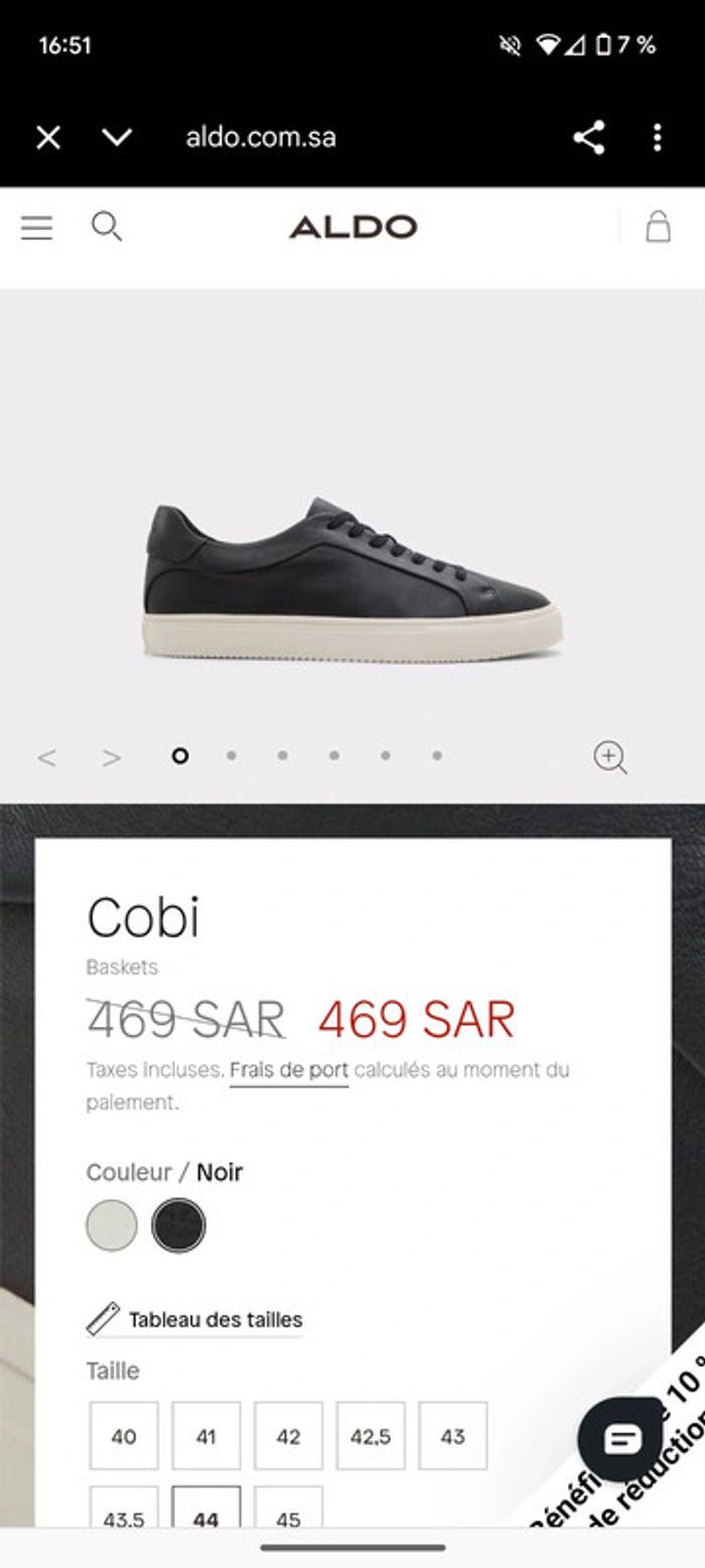Basket Aldo - Taille 44 - Neuf avec étiquette - Valeur 117€ - photo numéro 9