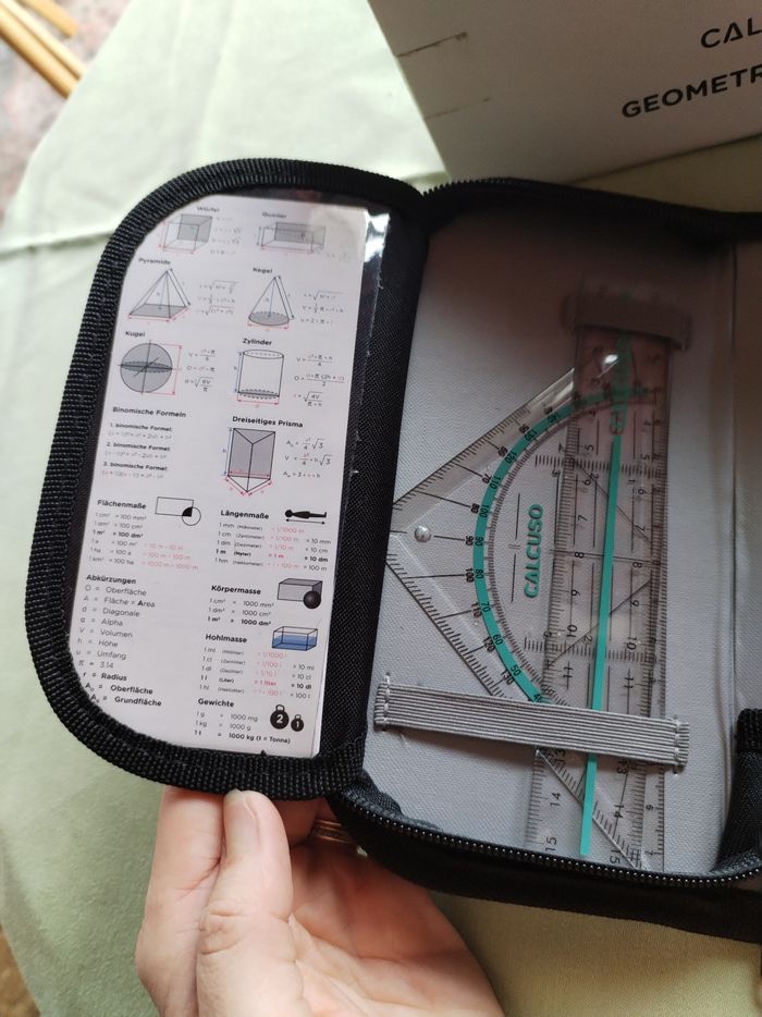 set de géométrie compas - photo numéro 2