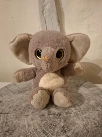 Peluche éléphant Ty - Zoo de Beauval