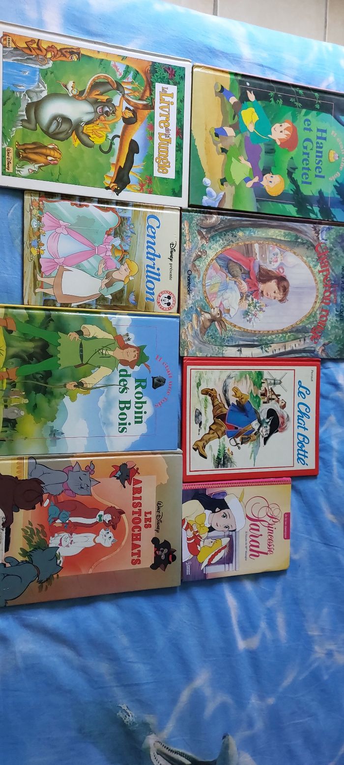 Lot de 8 livres vintage Disney - photo numéro 1