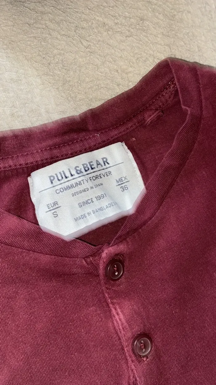 T shirt à bouton - photo numéro 2