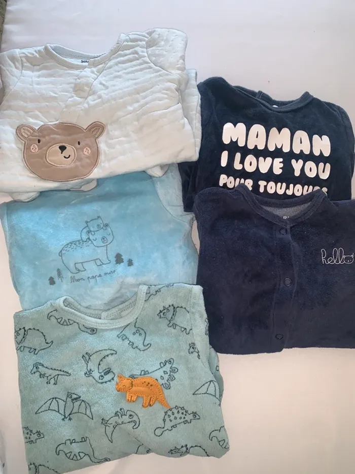 Lot de pyjamas velours - photo numéro 2