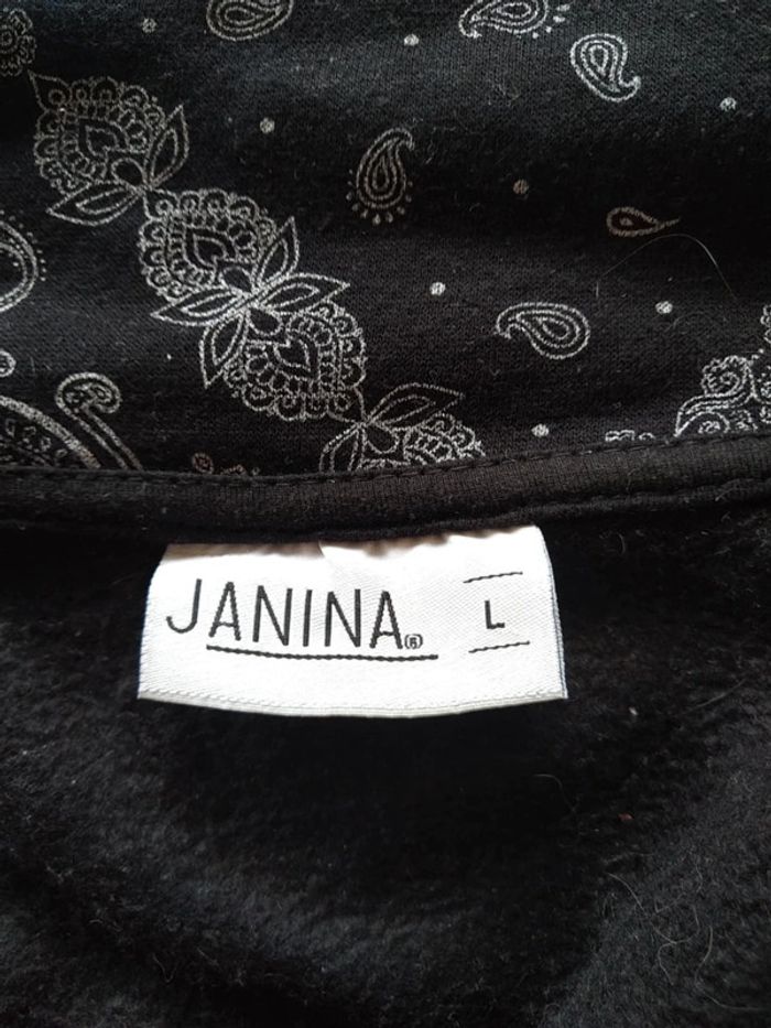 Gilet épais noir à motif - photo numéro 6