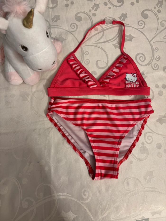 Maillot de bain 2 pièces hello kitty