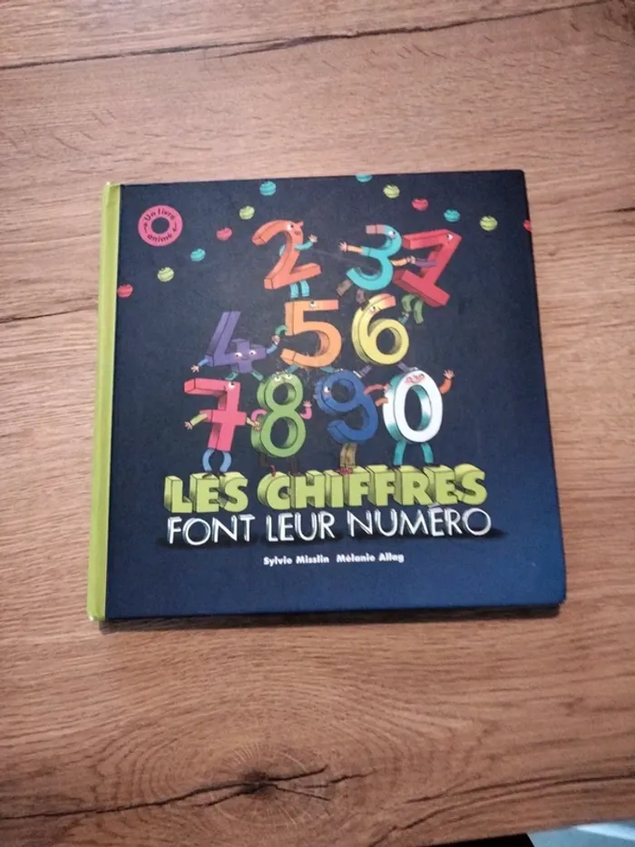 Livre interactif sur les chiffres.