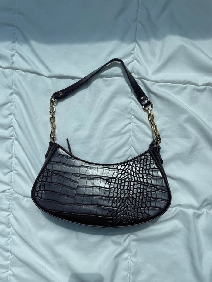 Sac à main marron foncé - photo numéro 2
