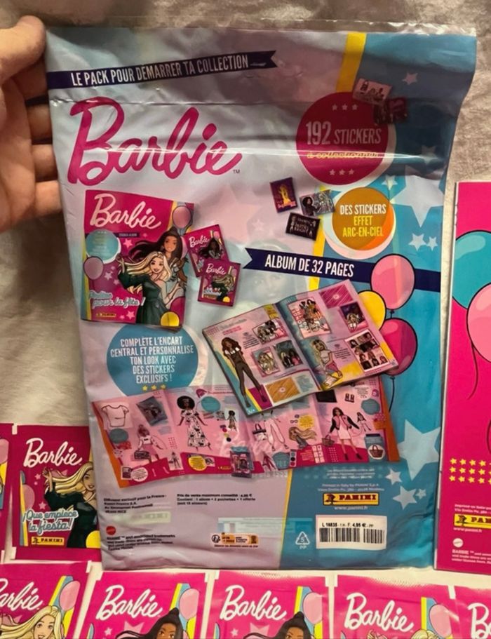 Kit panini stickers BARBIE neuf - photo numéro 9