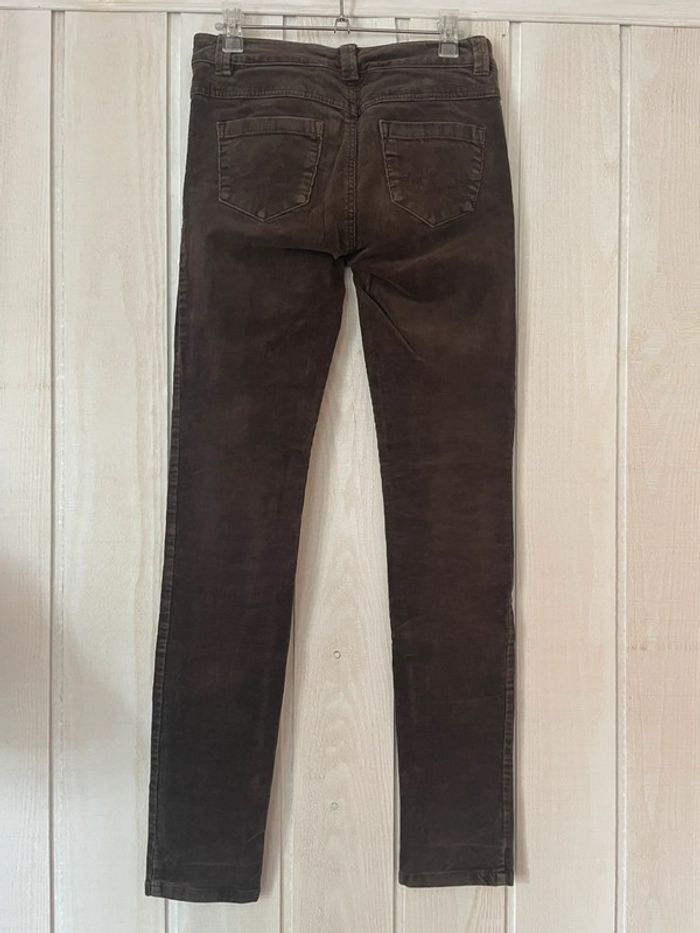 Pantalon velours marron - edc - 34/36 - photo numéro 2