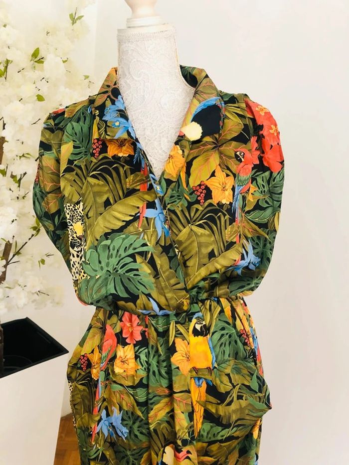 Combinaison imprimée neuve Zara neuve taille S - photo numéro 9