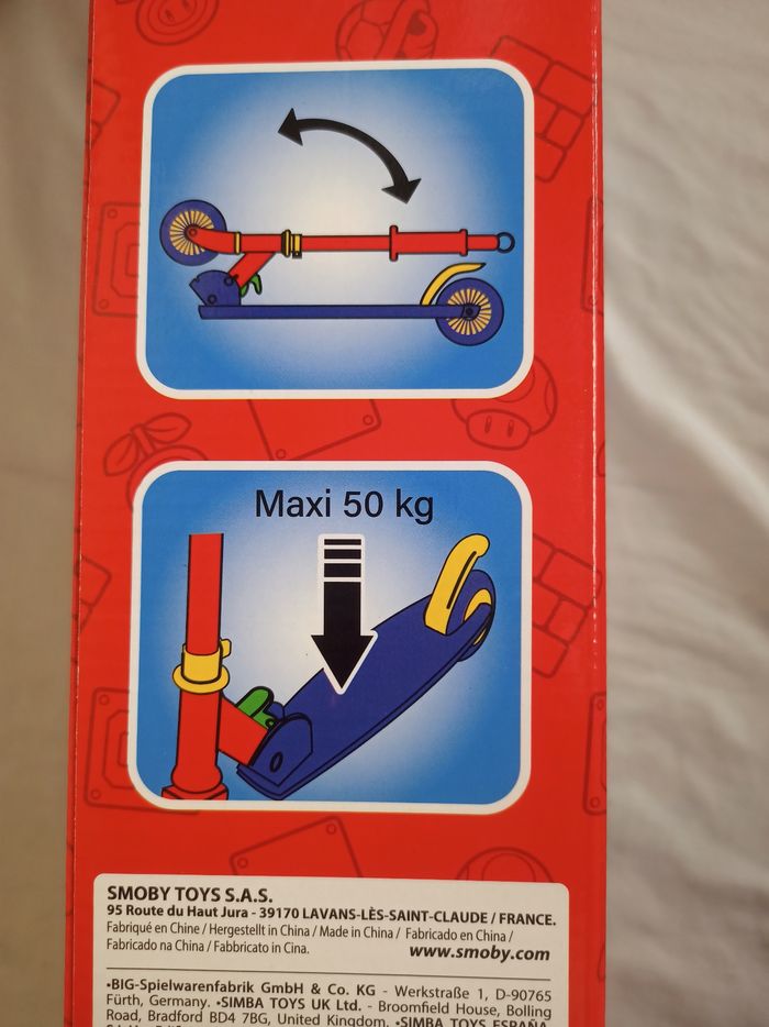 Trotinette super mario neuve - photo numéro 2